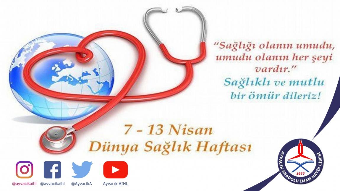 Okul Müdürümüz Metin GÜLER' in Sağlık Haftası Mesajı 