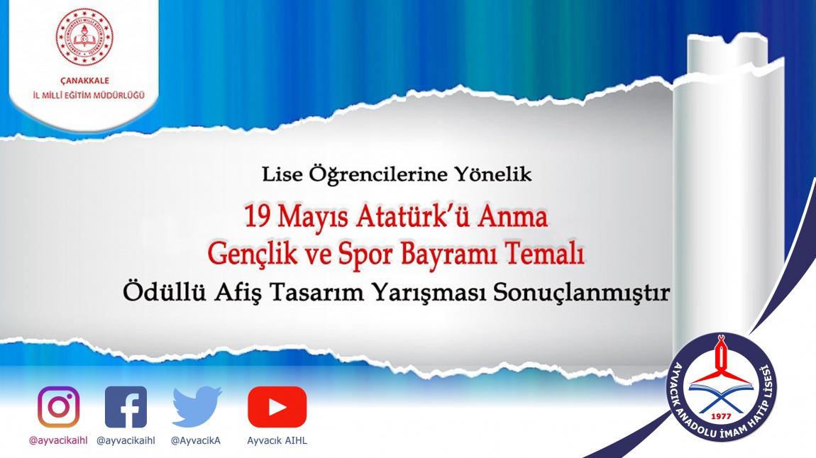 19 Mayıs Atatürk'ü Anma Gençlik ve Spor Bayramı Temalı Afiş Tasarım Yarışması Sonuçları