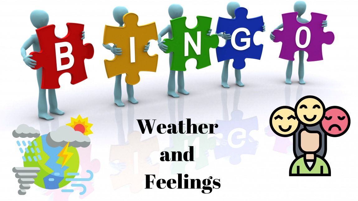 Hava Durumu ve Duygular (Weather and Feelings) Bingo Oyunu