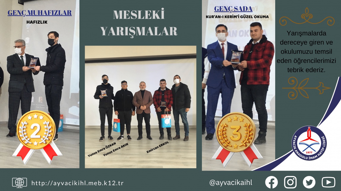 Mesleki Yarışmalardaki Başarılarımız